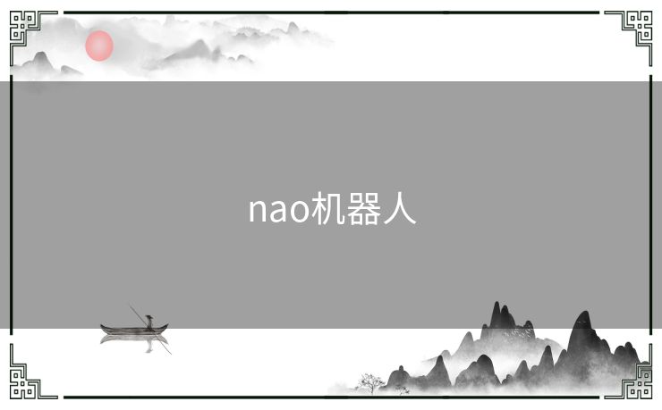 nao机器人 nao机器人